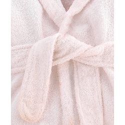 Babyhug Cotton Terry Woven Full Sleeves Hooded Bathrobe with Bunny Embroidery - White