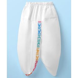 Babyhug Cotton Woven Full Sleeves Kurta Dhoti Set with Abstract Print - Multicolor