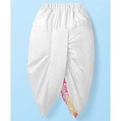 Babyhug Cotton Woven Full Sleeves Kurta Dhoti Set with Abstract Print - Multicolor