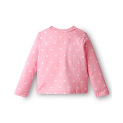 Babyhug Disney 100% Cotton Full Sleeves Round Neck Night Suit With 101 Dalmatians Graphics - Pink