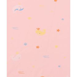 Babyhug Soft Plastic 100% Waterproof Bed Protector&Diaper Changing Sheet Dolphin Print Medium Size- Pack of 3| Easy to Clean| Travel Friendly