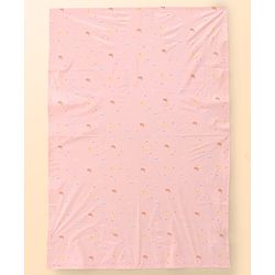 Babyhug Soft Plastic 100% Waterproof Bed Protector/Diaper Changing Sheet Dolphin Print - Large Size| Easy to Clean| Travel Friendly