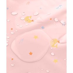 Babyhug Soft Plastic 100% Waterproof Bed Protector/Diaper Changing Sheet Dolphin Print - Large Size| Easy to Clean| Travel Friendly