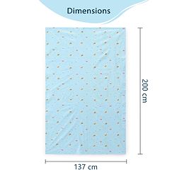 Babyhug Soft Plastic 100% Waterproof Bed Protector & Diaper Changing Sheet Dolphin Print - Extra Large Size - Pink| Easy to Clean| Travel Friendly