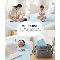Babyhug Soft Plastic 100% Waterproof Bed Protector & Diaper Changing Sheet Dolphin Print - Extra Large Size - Pink| Easy to Clean| Travel Friendly