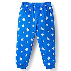 Babyhug Disney Single Jersey Knit Full Sleeves Night Suit With Lion King Graphics - Blue