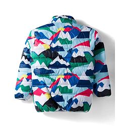 Babyhug Woven Full Sleeves Padded Hooded Jacket With Camouflage Print & Detachable Hood - Multicolor
