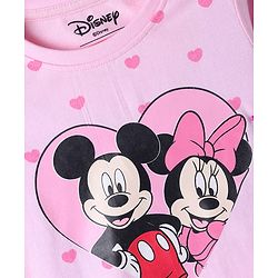 Babyhug Disney Single Jersey Knit Full Sleeves T-Shirts with Minnie & Friends Graphics Pack of 3 - Pink & White