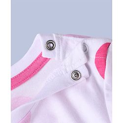 Babyhug Disney Single Jersey Knit Full Sleeves T-Shirts with Minnie & Friends Graphics Pack of 3 - Pink & White