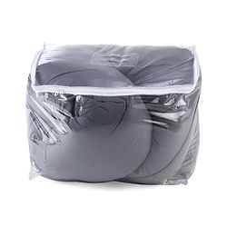 Babyhug 100% Cotton Flexible & Supportive U Shape Maternity Pillow- Maroon| Soft Yet Firm| Breathable Fabric| Sleep Feeding & Back Support| Pre & Post Natal| Promotes Peaceful Sleep| Full Body Support