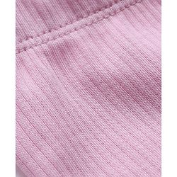 Babyhug Rib Cotton Lycra Knit Full Length Solid Color Leggings With Stretch - Brown