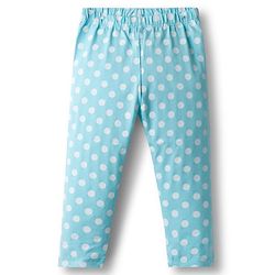 Babyhug  Cotton Lycra Knit Full Length Leggings With Stretch & Floral Print Pack Of 5 - Multicolour