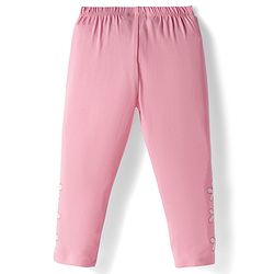Babyhug Cotton Knit Full Length Leggings With Stretch Pack Of 5 - Multicolour