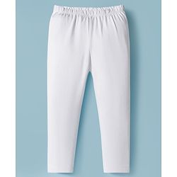 Babyhug Cotton Knit Full Length Solid Colour Leggings Pack Of 5 - Multicolour