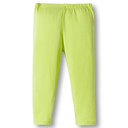 Babyhug Cotton Knit Full Length Solid Colour Leggings With Stretch Pack Of 5 - Multicolour