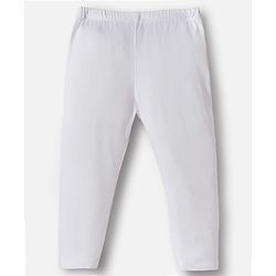 Babyhug Cotton Knit Full Length Solid Colour Leggings With Stretch Pack Of 5 - Multicolour