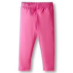 Babyhug Cotton Lycra Knit Full Length Solid Color Leggings With Stretch Pack of 3 - Pink & Navy Blue
