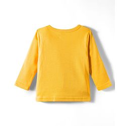 Babyhug 100% Cotton Interlock Knit Full Sleeves Jhablas With Animal Print Pack Of 3 - Yellow & Green