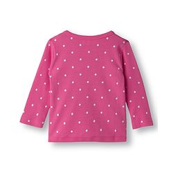 Babyhug 100% Cotton Interlock Knit Full Sleeves Jhablas With Polka Dot & Floral Print Pack Of 3 - Pink Purple & Yellow