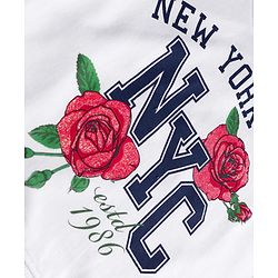 Babyhug Terry Knit Full Sleeves Top & Skort Set with Text Embroidery - Red & White
