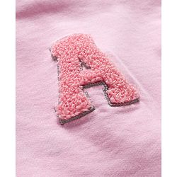 Babyhug Terry Knit Full Sleeves Jacket and Top With Pleated Skirt & Just Girl Things Text Print - Pink & White