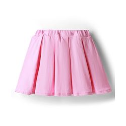 Babyhug 100% Cotton Single Jersey Knit Half Sleeves Polo Top & Skirt Set With Heart Print - Pink