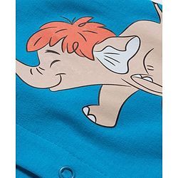 Babyhug Disney Interlock Knit Full Sleeves Footed Sleepsuit With Jungle Book Graphics Pack of 2 - Blue & White