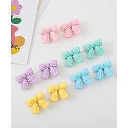 Babyhug Hair Pins And Clips With Bow Design - Multicolor
