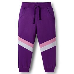 Babyhug Knit Premium Light Gauge Terry Full Sleeves  Top and Joggers Set With Cut & Sew Detailing & Awesome Text Print - Purple & Pink