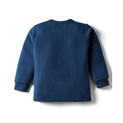 Babyhug Disney Full Sleeves Thermal Vest With Mickey Mouse Graphic - Navy Blue