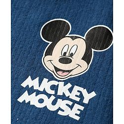 Babyhug Disney Full Sleeves Thermal Vest With Mickey Mouse Graphic - Navy Blue