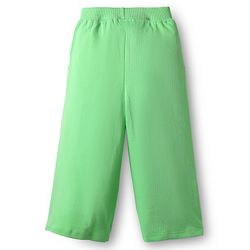 Babyhug Fleece Knit Full Sleeves Sweatshirt & Lounge Pant Set with Text Print & Tape Detailing - Limegreen