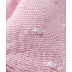Babyhug Knit Full Sleeves Hooded Front Open Sweater with Ear Applique - Pink