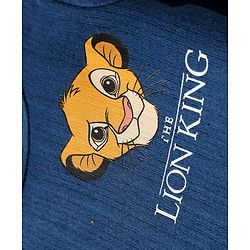 Babyhug Disney Full Sleeves Thermal Vest with Lion King Graphic - Navy Blue