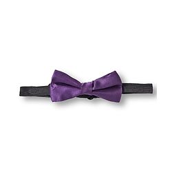 Babyhug Cotton Woven Full Sleeves Poplin Solid Party Shirt & Stretchable Trouser With Bow & Suspender - Purple & Cream
