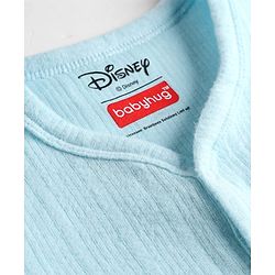 Babyhug Disney Full Sleeve Front Open Thermal Vest with Winnie the Pooh Graphic - Light Blue