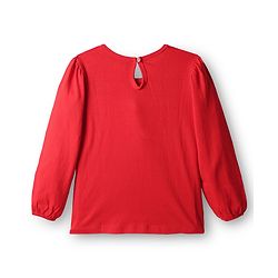 Babyhug 100% Cotton Knit Full Sleeves T-Shirts with Text & Heart Graphics Pack of 2 - Navy Blue & Red