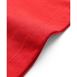 Babyhug 100% Cotton Knit Full Sleeves T-Shirts with Text & Heart Graphics Pack of 2 - Navy Blue & Red