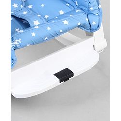 Babyhug Disney Mickey Mouse Rocking chair- Light Blue| Multi-Functional Rocker, Dining Chair, Walker, Cart & Seat| Reclining Seat| Infants & Toddlers of 0 to 3 Yrs| Wheels with Lock| Safety Harness