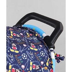 Babyhug Disney Mickey Mouse Rocking chair- Light Blue| Multi-Functional Rocker, Dining Chair, Walker, Cart & Seat| Reclining Seat| Infants & Toddlers of 0 to 3 Yrs| Wheels with Lock| Safety Harness