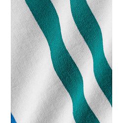 Babyhug Cotton Elastane Knit Full Sleeves Turtle Neck Winter T-Shirt with Stripes - White