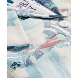 Babyhug Knit Full Sleeves Abstract Printed Blazer with T-Shirt - Multicolor
