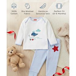 Babyhug Premium 100 % Cotton New Born Clothing Gift Set Astronaut Theme Brown - Pack of 8| Full Sleeve Set| Hooded Wrapper| Cap Bibs Mitten & Booties| Essential Clothing for 0 to 6 months