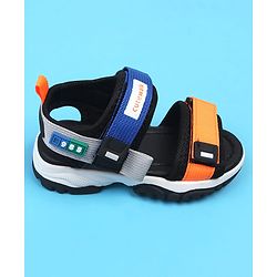 Cute Walk by Babyhug Velcro Closure Sandals - Blue & Orange