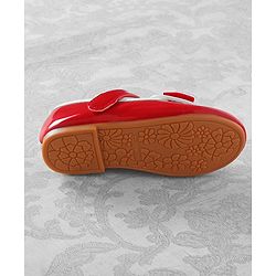 Cute Walk by Babyhug Ballerina With Velcro Closure & Bow Applique - Red