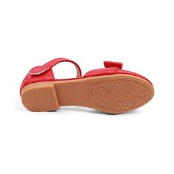 Cute Walk by Babyhug Velcro Closure Floral Designed Ballerina - Golden