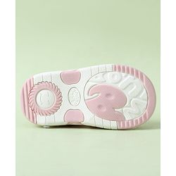 Cute Walk by Babyhug Sandals with Velcro Closure & Ship Applique - Orange