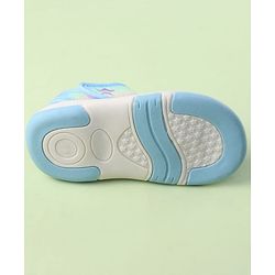 Cute Walk by Babyhug Velcro Closure Sandals with Bear Applique - Purple