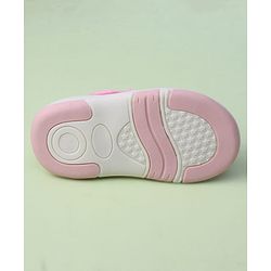 Cute Walk by Babyhug Velcro Closure Sandals with Bear Applique - Purple