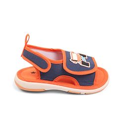 Cute Walk by Babyhug Velcro Closure Sandals with Vehicle Applique - Orange